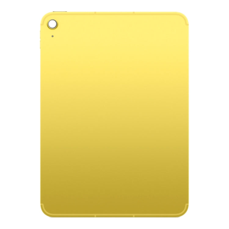 For iPad 10th Gen 10.9 2022 4G Version Battery Back Cover (Yellow) - iPad Parts by buy2fix | Online Shopping UK | buy2fix