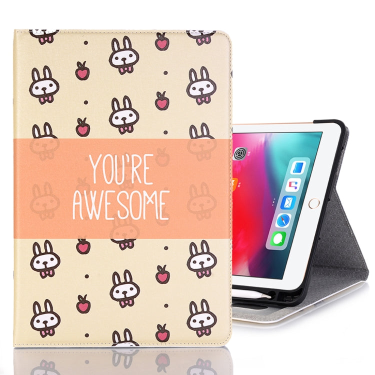 Rabbits Pattern Horizontal Flip Leather Case for iPad Air 11 2024 / iPad Pro 11 inch (2018),with Card Slots & Holder & Wallet & Photo Frame & Pen slot - iPad Pro 11 (2018) Cases by buy2fix | Online Shopping UK | buy2fix