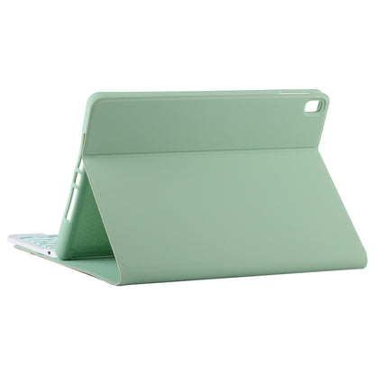 TG11B Detachable Bluetooth Green Keyboard + Microfiber Leather Tablet Case for iPad Pro 11 inch (2020), with Pen Slot & Holder (Green) - For iPad Pro by buy2fix | Online Shopping UK | buy2fix