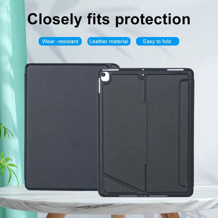 T102-AS For iPad 10.2 2021/2020/2019 / Air 3 10.5/Pro 10.5 Touch Backlight Split Type Bluetooth Keyboard Leather Case - Universal by buy2fix | Online Shopping UK | buy2fix