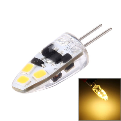 G4 2W 120LM Corn Light Bulb, 6 LED SMD 2835 Silicone, DC 12V(Warm White) - LED Blubs & Tubes by buy2fix | Online Shopping UK | buy2fix