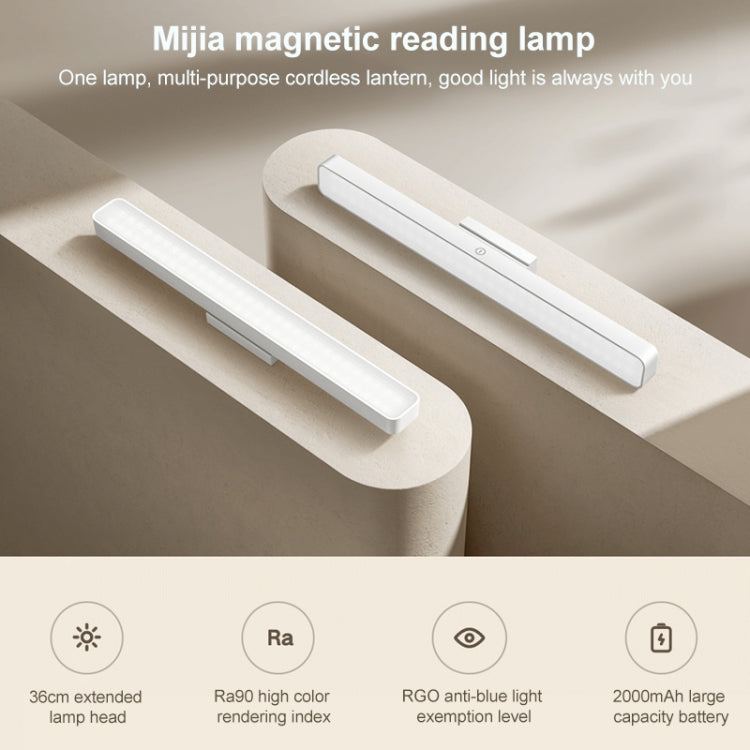 Original Xiaomi Mijia Magnetic Reading Lamp 2000mAh Type-C Rechargeable LED Desk Lamp - Desk Lamps by Xiaomi | Online Shopping UK | buy2fix