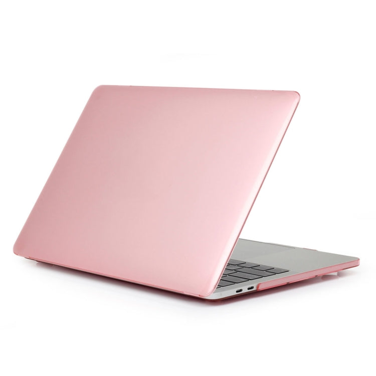 ENKAY Hat-Prince 2 in 1 Crystal Hard Shell Plastic Protective Case + Europe Version Ultra-thin TPU Keyboard Protector Cover for 2016 MacBook Pro 13.3 Inch with Touch Bar (A1706) (Pink) - MacBook Pro Cases by ENKAY | Online Shopping UK | buy2fix