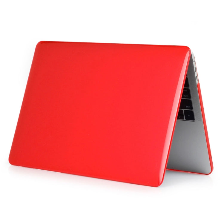 ENKAY Hat-Prince 2 in 1 Crystal Hard Shell Plastic Protective Case + Europe Version Ultra-thin TPU Keyboard Protector Cover for 2016 MacBook Pro 13.3 Inch with Touch Bar (A1706) (Red) - MacBook Pro Cases by ENKAY | Online Shopping UK | buy2fix