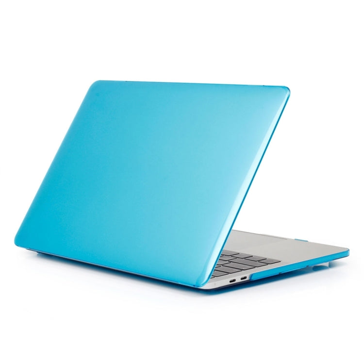 ENKAY Hat-Prince 2 in 1 Crystal Hard Shell Plastic Protective Case + Europe Version Ultra-thin TPU Keyboard Protector Cover for 2016 MacBook Pro 13.3 Inch with Touch Bar (A1706) (Baby Blue) - MacBook Pro Cases by ENKAY | Online Shopping UK | buy2fix