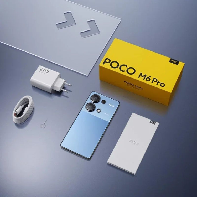 [HK Warehouse] Xiaomi POCO M6 Pro Global, 8GB+256GB, In-screen Fingerprint, 6.67 inch MIUI 14 MediaTek Helio G99-Ultra Octa Core 2.2GHz, NFC, Network: 4G (Blue) - Xiaomi MI by Xiaomi | Online Shopping UK | buy2fix