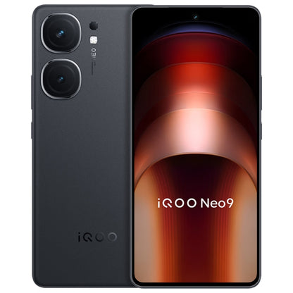 vivo iQOO Neo9, Dual Back Cameras, 16GB+1TB, Face ID / Fingerprint Identification, 6.78 inch Android 14 OriginOS 4 Snapdragon 8 Gen 2 Octa Core, OTG, NFC, Network: 5G, Support Google Play (Black) - vivo by vivo | Online Shopping UK | buy2fix