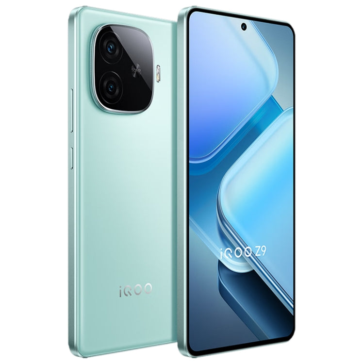 vivo iQOO Z9, Dual Back Cameras, 12GB+512GB, Face ID Screen Fingerprint Identification, 6.78 inch Android 14.0 OriginOS 4 Snapdragon 7 Gen 3 Octa Core 2.63GHz, OTG, NFC, Network: 5G, Support Google Play (Mint Green) - vivo by vivo | Online Shopping UK | buy2fix