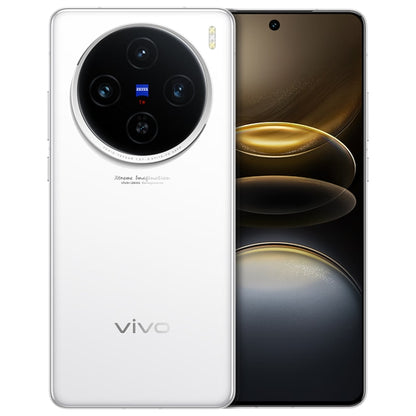 vivo X100s, Triple Back Cameras, 12GB+256GB, Face ID / Fingerprint Identification, 6.78 inch Android 14 OriginOS 4 Dimensity 9300+ Octa Core, OTG, NFC, Network: 5G, Support Google Play (White) - vivo by vivo | Online Shopping UK | buy2fix