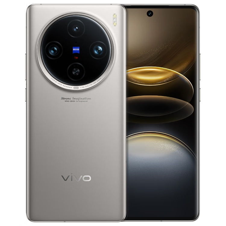 vivo X100s Pro, Triple Back Cameras, 16GB+1TB, Face ID / Fingerprint Identification, 6.78 inch Android 14 OriginOS 4 Dimensity 9300+ Octa Core, OTG, NFC, Network: 5G, Support Google Play (Titanium Color) - vivo by vivo | Online Shopping UK | buy2fix