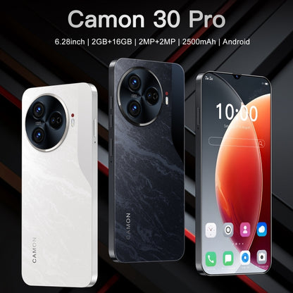 Camon 30 Pro / SDT78, 2GB+16GB, Face Identification, 6.28 inch Screen Android 6.0 SC7731 Quad Core, Network: 3G, Dual SIM (White) -  by buy2fix | Online Shopping UK | buy2fix