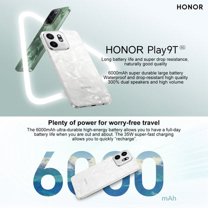 Honor Play9T 5G, 12GB+256GB, 6.77 inch MagicOS 8.0 Qualcomm Snapdragon 4 Gen2 Octa Core up to 2.2GHz, Network: 5G, OTG, Not Support Google Play (Black) - Honor by Huawei | Online Shopping UK | buy2fix