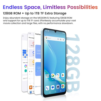 [HK Warehouse] Blackview Oscal MODERN 8, 8GB+128GB, Fingerprint  Identification, 6.75 inch Android 13 Unisoc T616 Octa Core up to 2.2GHz, Network: 4G, OTG(Tarnish) - Blackview by Blackview | Online Shopping UK | buy2fix