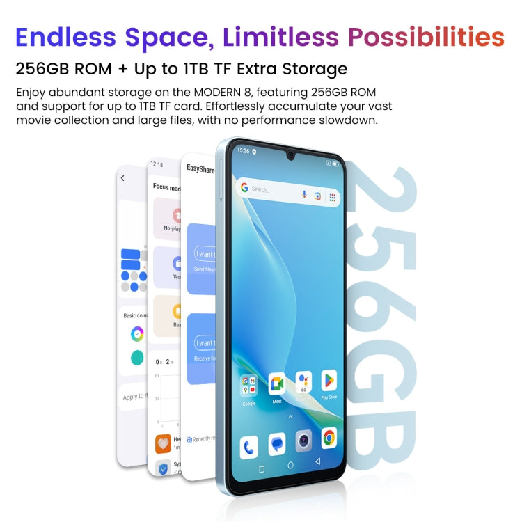 [HK Warehouse] Blackview Oscal MODERN 8, 8GB+256GB, Fingerprint Identification, 6.75 inch Android 13 Unisoc T616 Octa Core up to 2.2GHz, Network: 4G, OTG (Tarnish) - Blackview by Blackview | Online Shopping UK | buy2fix