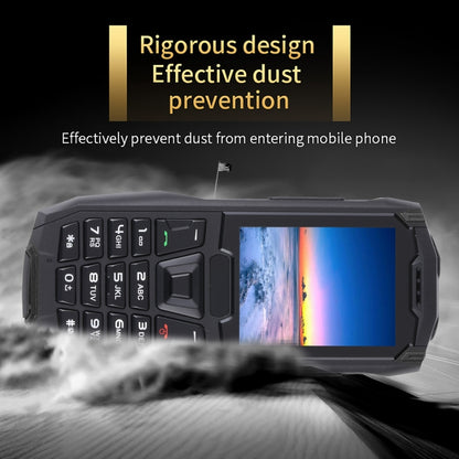 Rugtel R2C Rugged Phone, IP68 Waterproof Dustproof Shockproof, 2.4 inch, MTK6261D, 2500mAh Battery, SOS, FM, Dual SIM(Black) - Others by Rugtel | Online Shopping UK | buy2fix