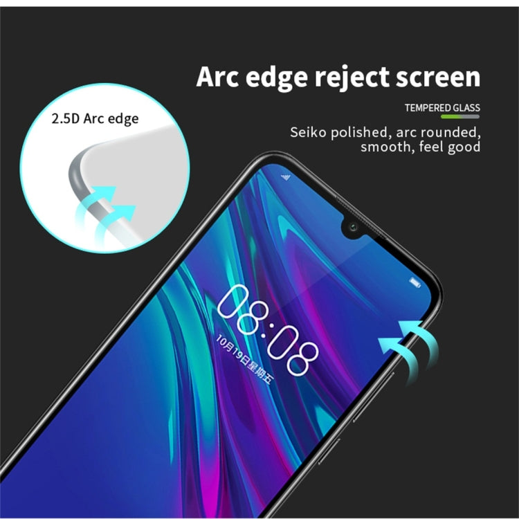 PINWUYO 9H 2.5D Full Screen Tempered Glass Film for Huawei Enjoy 9e (Black) - Huawei Tempered Glass by PINWUYO | Online Shopping UK | buy2fix