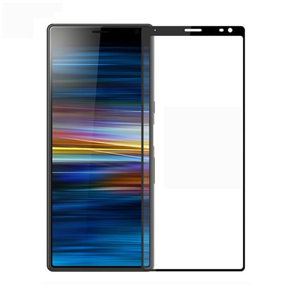 PINWUYO 9H 2.5D Full Screen Tempered Glass Film for Sony Xperia 10 (Black) - Sony Tempered Glass by PINWUYO | Online Shopping UK | buy2fix