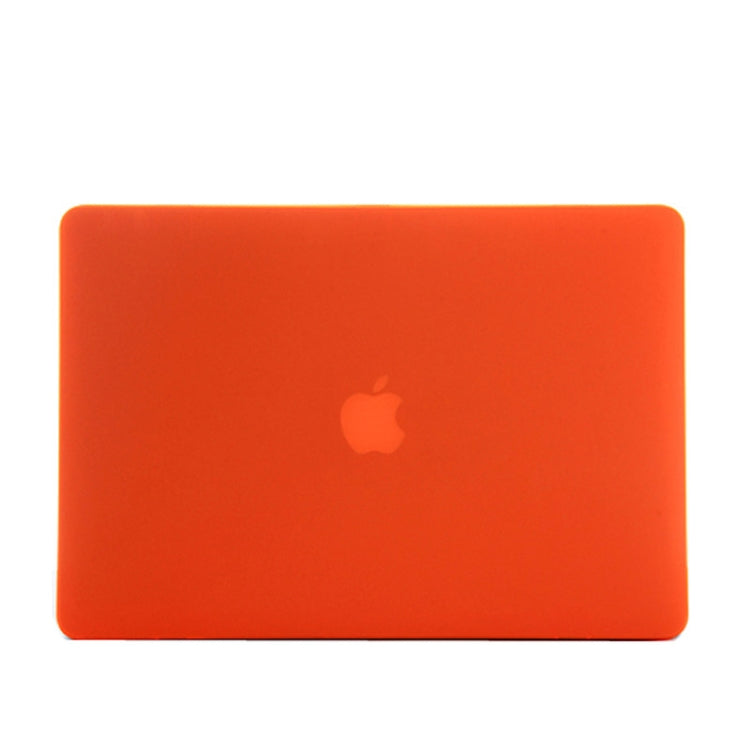 Frosted Hard Protective Case for Macbook Pro Retina 15.4 inch  A1398(Orange) - MacBook Pro Cases by buy2fix | Online Shopping UK | buy2fix