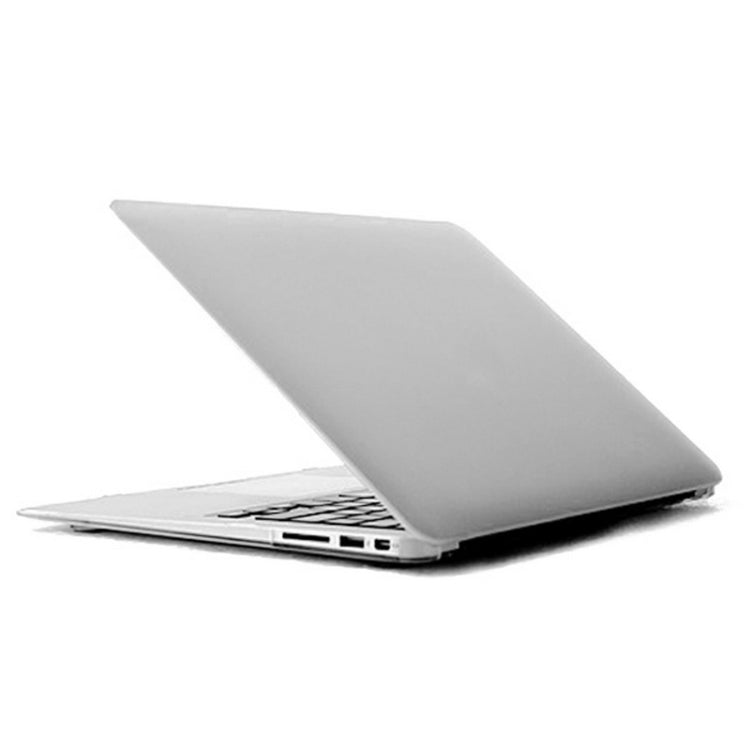 ENKAY for MacBook Air 11.6 inch (US Version) / A1370 / A1465 4 in 1 Frosted Hard Shell Plastic Protective Case with Screen Protector & Keyboard Guard & Anti-dust Plugs(White) - MacBook Air Cases by ENKAY | Online Shopping UK | buy2fix