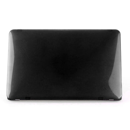 ENKAY for MacBook Air 11.6 inch (US Version) / A1370 / A1465 4 in 1 Crystal Hard Shell Plastic Protective Case with Screen Protector & Keyboard Guard & Anti-dust Plugs(Black) - MacBook Air Cases by ENKAY | Online Shopping UK | buy2fix