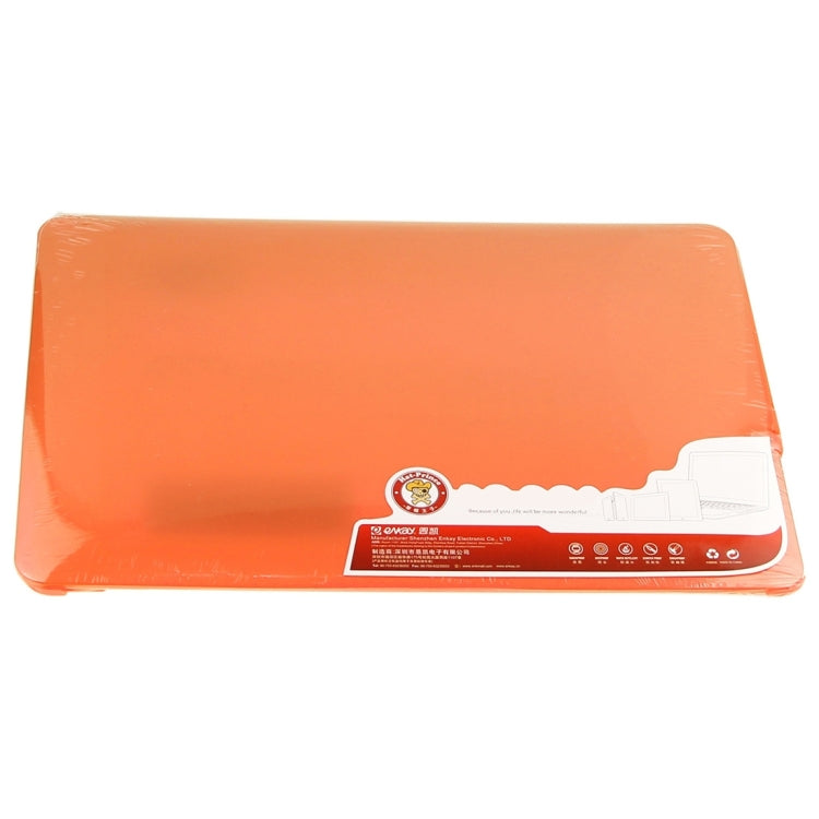 ENKAY for Macbook Air 13.3 inch (US Version) / A1369 / A1466 Hat-Prince 3 in 1 Frosted Hard Shell Plastic Protective Case with Keyboard Guard & Port Dust Plug(Orange) - MacBook Air Cases by ENKAY | Online Shopping UK | buy2fix