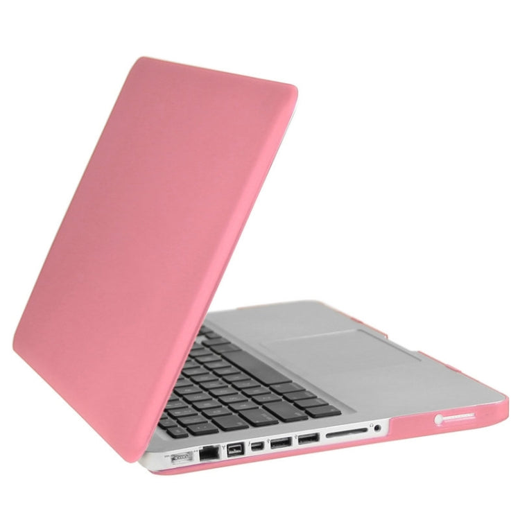 ENKAY for Macbook Pro 15.4 inch (US Version) / A1286 Hat-Prince 3 in 1 Frosted Hard Shell Plastic Protective Case with Keyboard Guard & Port Dust Plug(Pink) - MacBook Pro Cases by ENKAY | Online Shopping UK | buy2fix