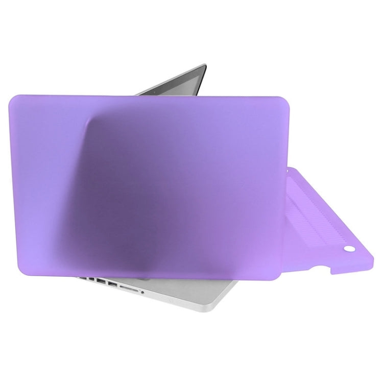 ENKAY for Macbook Pro 15.4 inch (US Version) / A1286 Hat-Prince 3 in 1 Frosted Hard Shell Plastic Protective Case with Keyboard Guard & Port Dust Plug(Purple) - MacBook Pro Cases by ENKAY | Online Shopping UK | buy2fix