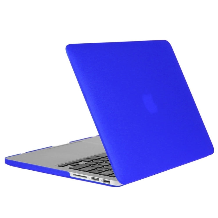 ENKAY for Macbook Pro Retina 15.4 inch (US Version) / A1398 Hat-Prince 3 in 1 Frosted Hard Shell Plastic Protective Case with Keyboard Guard & Port Dust Plug(Dark Blue) - MacBook Pro Cases by ENKAY | Online Shopping UK | buy2fix