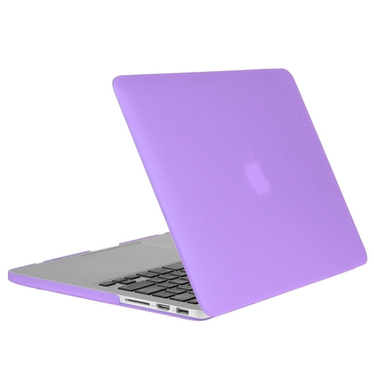 ENKAY for Macbook Pro Retina 15.4 inch (US Version) / A1398 Hat-Prince 3 in 1 Frosted Hard Shell Plastic Protective Case with Keyboard Guard & Port Dust Plug(Purple) - MacBook Pro Cases by ENKAY | Online Shopping UK | buy2fix