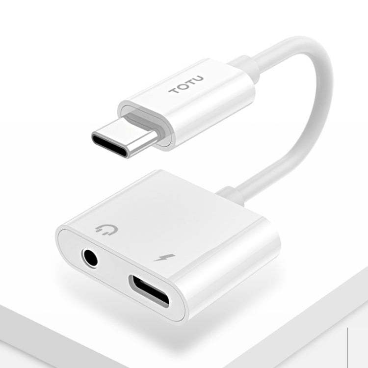 TOTUDESIGN Glory Series EAUA-014 USB-C / Type-C to USB-C / Type-C + 3.5mm Jack Charge Audio Adapter Cable, Support PD Fast Charging & Fully Compatible - Type-C Adapter by TOTUDESIGN | Online Shopping UK | buy2fix