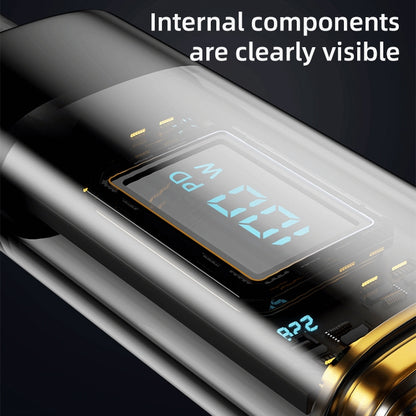 Mutural Li-CC007 1.2m 66W Transparent Digital Display USB to Type-C Charging Data Cable - USB-C & Type-C Cable by Mutural | Online Shopping UK | buy2fix