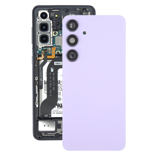 For Samsung Galaxy S24+ SM-S926B OEM Battery Back Cover with Camera Lens Cover(Light Purple) - Back Cover by buy2fix | Online Shopping UK | buy2fix