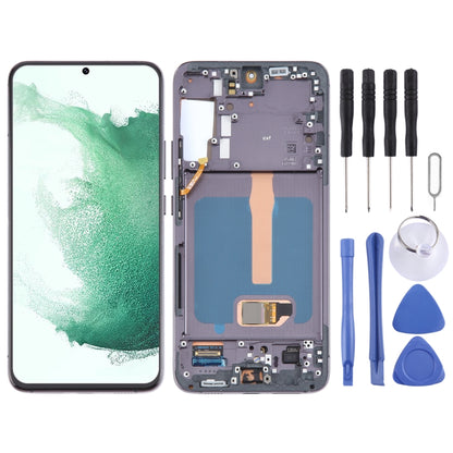 For Samsung Galaxy S22+ 5G SM-S906B Original LCD Screen Digitizer Full Assembly with Frame (Black) - Galaxy S Series Parts by buy2fix | Online Shopping UK | buy2fix