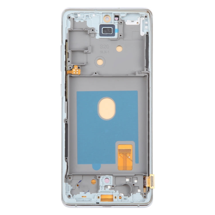 For Samsung Galaxy S20 FE SM-G780F 6.43 inch OLED LCD Screen Digitizer Full Assembly with Frame (Silver) - Galaxy S Series Parts by buy2fix | Online Shopping UK | buy2fix