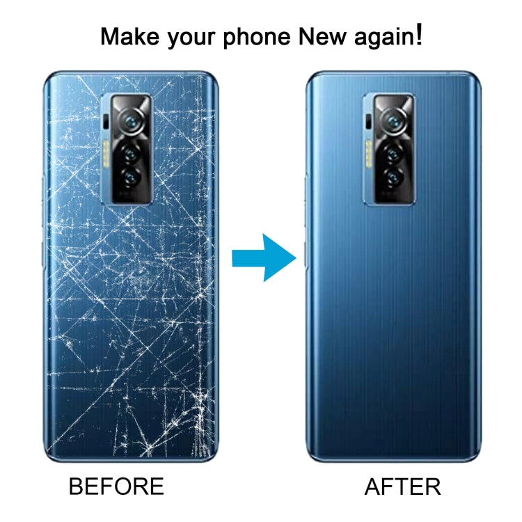 For Tecno Phantom X AC8 Original Battery Back Cover(Blue) - Back Cover by buy2fix | Online Shopping UK | buy2fix