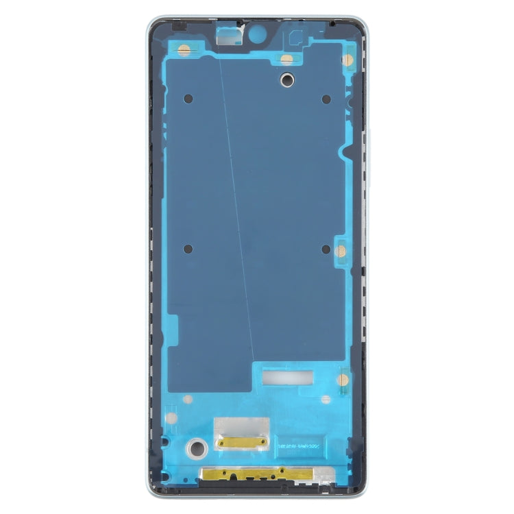 For Xiaomi Poco F5 Original Front Housing LCD Frame Bezel Plate (Blue) - Frame Bezel Plate by buy2fix | Online Shopping UK | buy2fix