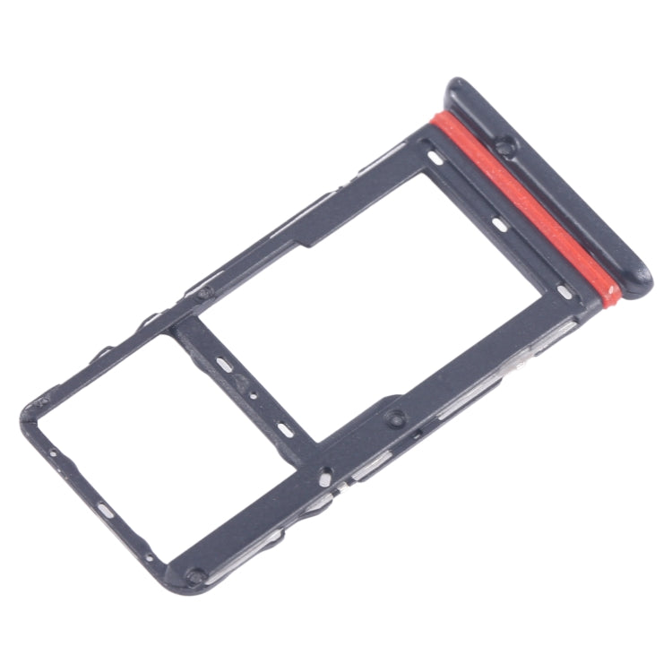 For Alcatel 1T 10 inch 2020 8091 SIM Card Tray + Micro SD Card Tray (Black) - Card Tray by buy2fix | Online Shopping UK | buy2fix