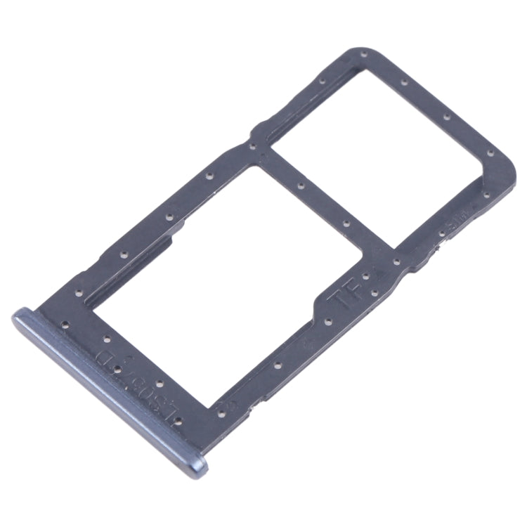 For Alcatel 1L Pro 4065F SIM Card Tray + Micro SD Card Tray (Grey) - Card Tray by buy2fix | Online Shopping UK | buy2fix