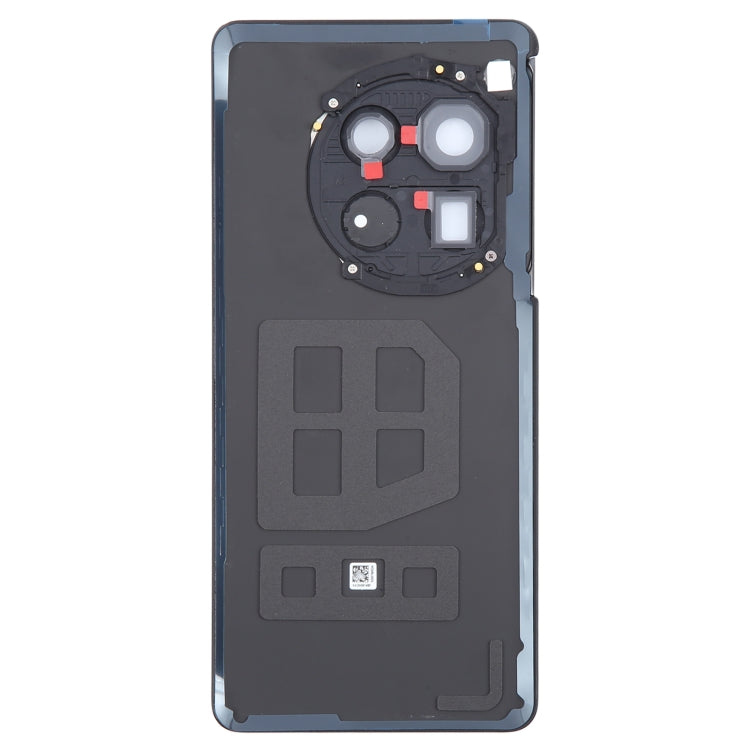 For OnePlus 12 PJD110 CPH2573 CPH2581 Original Glass Battery Back Cover with Camera Lens(Black) - Back Cover by buy2fix | Online Shopping UK | buy2fix