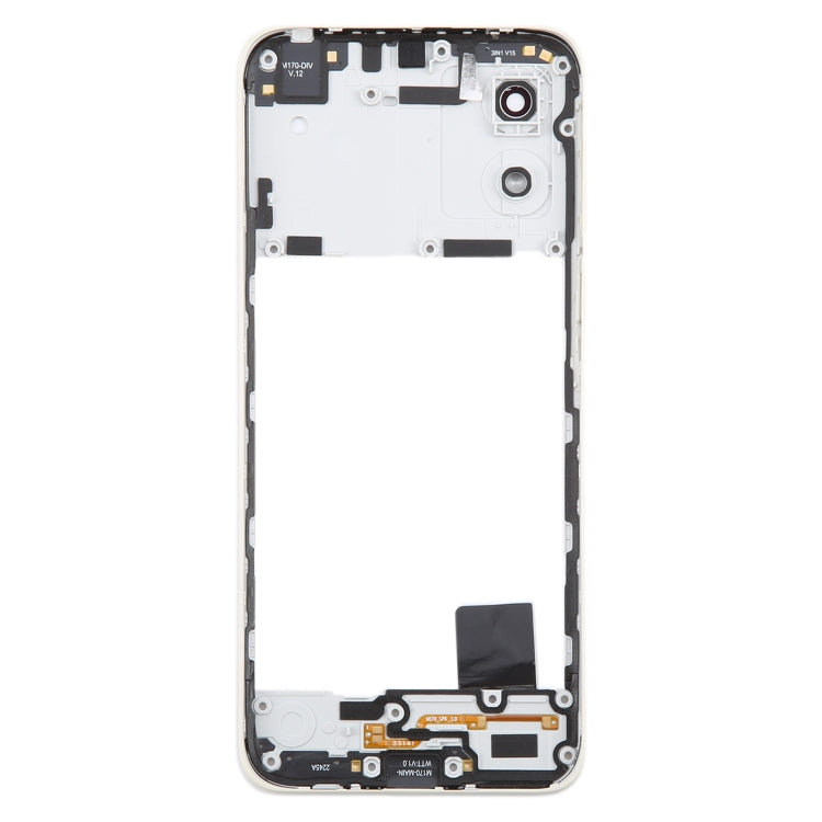 For Motorola Moto E13 Original Middle Frame Bezel Plate (Gold) - Frame Bezel Plate by buy2fix | Online Shopping UK | buy2fix