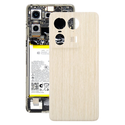 For Motorola Moto X50 Ultra Original Battery Back Cover(Wood) - Back Cover by buy2fix | Online Shopping UK | buy2fix