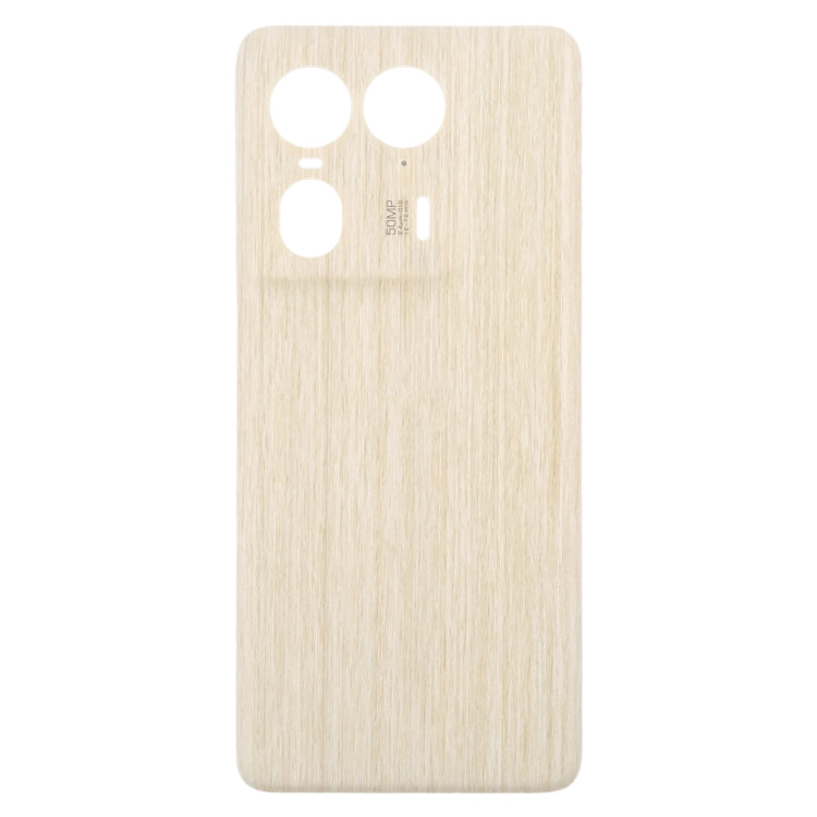 For Motorola Moto X50 Ultra Original Battery Back Cover(Wood) - Back Cover by buy2fix | Online Shopping UK | buy2fix