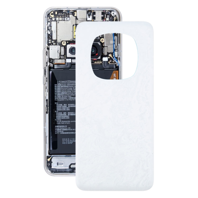 For Honor Magic6 Battery Back Cover(White) - Back Cover by buy2fix | Online Shopping UK | buy2fix