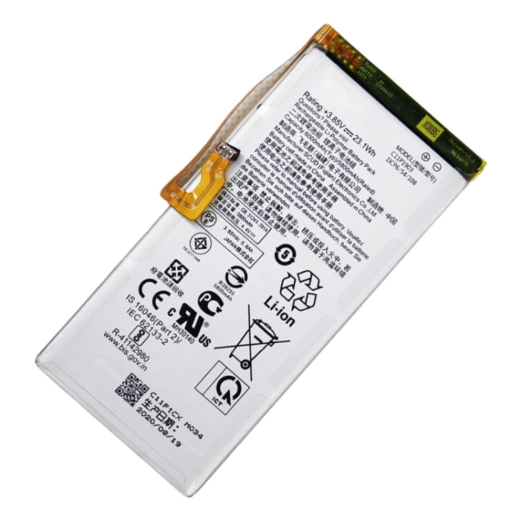 6000mAh Battery Replacement For ASUS ROG Phone 3 ZS661KL C11P1903 - Others by buy2fix | Online Shopping UK | buy2fix