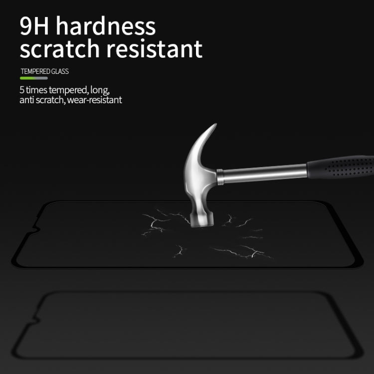 For Xiaomi RedMi 9 PINWUYO 9H 2.5D Full Screen Tempered Glass Film(Black) -  by PINWUYO | Online Shopping UK | buy2fix