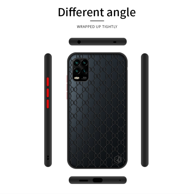 For Xiaomi Mi 10 Lite PINWUYO Series 2nd Generation PC + TPU Anti-drop All-inclusive Protective Shell Matte Back Cover(Black) - Xiaomi Cases by PINWUYO | Online Shopping UK | buy2fix