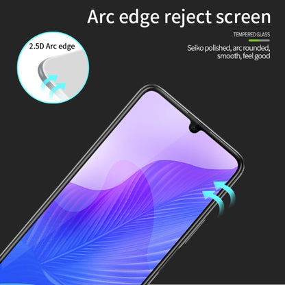 For Huawei Honor 30 Lite MOFI 9H 2.5D Full Screen Tempered Glass Film(Black) - Honor Tempered Glass by MOFI | Online Shopping UK | buy2fix