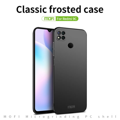 For Xiaomi Redmi 9C MOFI Frosted PC Ultra-thin Hard Case(Gold) - Xiaomi Cases by MOFI | Online Shopping UK | buy2fix