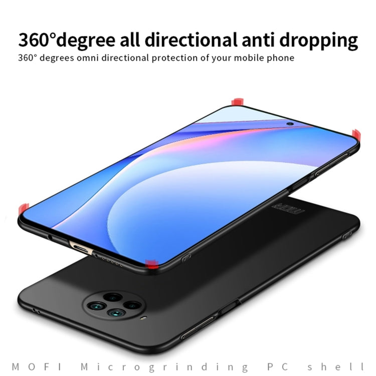 For Xiaomi Mi 10T Lite/NOTE9 PRO 5G MOFI Frosted PC Ultra-thin Hard C(Black) - Xiaomi Cases by MOFI | Online Shopping UK | buy2fix