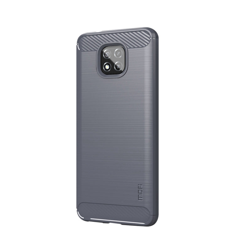 For Motorola Moto G Power 2021 MOFI Gentleness Series Brushed Texture Carbon Fiber Soft TPU Case(Gray) - Motorola Cases by MOFI | Online Shopping UK | buy2fix